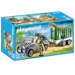 Vehículo Del Zoo Con Trailer Playmobil