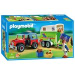 Transporte De Caballos Con Remolque Playmobil