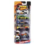 Pack 5 Coches Team Hot Wheels Mattel