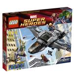 Combate Aéreo En El Quinjet Lego