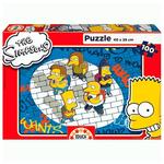 Puzzle 100 Panorama Simpsons