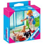 Mujer Con Cachorros Playmobil