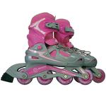 Set Patines En Línea Y Protecciones Stats 36/38 Rosa Avigo-2