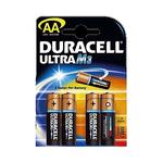 4 Pilas Duracell Ultra Aa M3