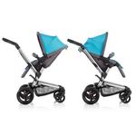 Conjunto De Sillita De Paseo Rider Strata Micro Soft Aqua-1