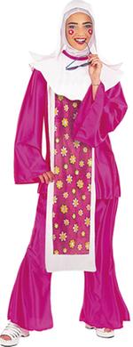 Disfraz Mujer Monja Novicia Púrpura Talla M