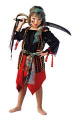Disfraz Niña Pirata Malvada Talla 3 (5-7 Años)