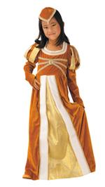 Disfraz Niña Princesa Medieval Talla S