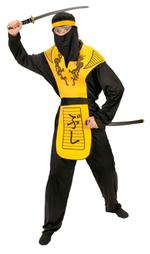 Disfraz Hombre Ninja Amarillo