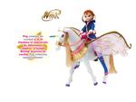 Winx Bloom + Caballo Eléctrico Peg