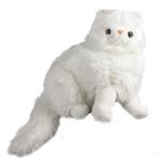 Gato Blanco Sentado Importación