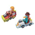 Vehículo Phineas Y Ferb Tunning Con Figura Famosa