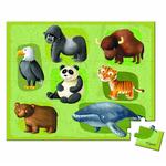 Puzzle 36 Piezas Animales En Peligro De Extinción-1