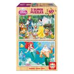 Puzzle Blancanieves Y Ariel Princesas Disney Educa Borrás