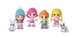 Pinypon Pack 4 Figuras Y 2 Pets En La Nieve-1