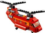 Lego Creator Helicóptero Rojo De Transporte-1
