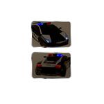 Radio Control Race-tin Lamborghini Gallardo Policía 1:28-1