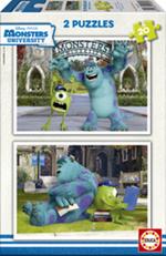 Monster University 2 Puzzles De 20 Piezas