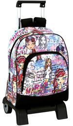 Mochila Perona Harmony Con Carro Desmontable