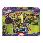 Educa Borrás – Tortugas Ninja – Puzzle 3 En 1