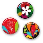 Chapas Decorativas Flower Para Mochila Roller Nikidom