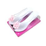 Dream Dazzlers – Zapatos Princesa Blanco Con Una Rosa