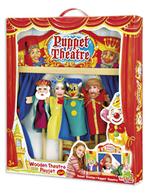 Teatro + 4 Marionetas El Gato Con Botas