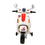 Vespa With Motor Wht-1