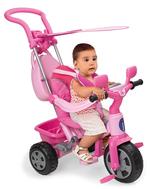 Triciclo Baby Plus Music Rosa Con Toldo Juguettos