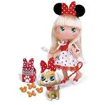 Muñeca Con Mascota I Love Minnie – Falda Blanca Lunares Rojos
