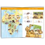 Puzzle Mapa Animales Del Mundo-1