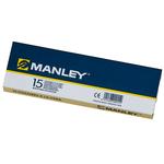Caja 15 Ceras De Color Manley