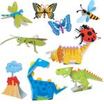 Model-paper Animal 3d