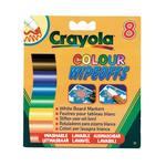 Rotulador Crayola Pizarra Blanca 8 Colores