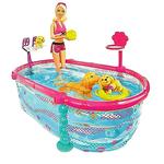 Barbie Y Su Piscina Perritos Nadadores