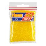 Hama Mini Bolsa 2000 Perlas Amarillo Translúcido