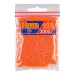 Hama Mini Bolsa 2000 Perlas Naranja Fluorescente