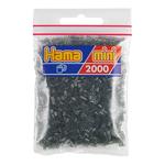 Hama Mini Bolsa 2000 Perlas Negro Translúcido