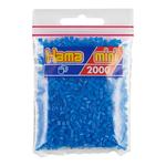 Hama Mini Bolsa 2.000 Perlas Azul Fluorescente