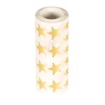 Rollo Gomettes Estrellas Oro