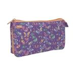 Portatodo 2 Cremalleras Butterfly Lila