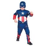 Los Vengadores – Capitán América – Disfraz Clásico Talla S (3-4 Años)