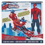 Spiderman – Figura Titán Con Helicóptero