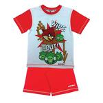 Angry Birds – Pijama Corto Rojo/blanco 4 Años