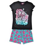 Monster High – Pijama Corto Negro 6 Años