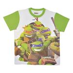 Tortugas Ninja – Camiseta Tortugas Ninja Blanco/verde 6 Años
