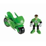 Fisher Price – Imaginext Dc – Figura Con Vehículo – Linterna Verde Con Moto