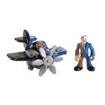 Fisher Price – Imaginext Dc – Figura Con Vehículo – Dos-caras Con Avión