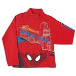 Spiderman – Camiseta Manga Larga Cuello Alto Roja – 6 Años