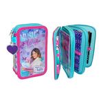 Violetta – Estuche 3 Pisos Glitter Violetta